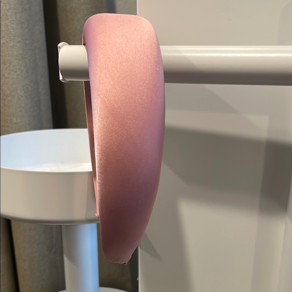 Elegant Pink Satin Headband